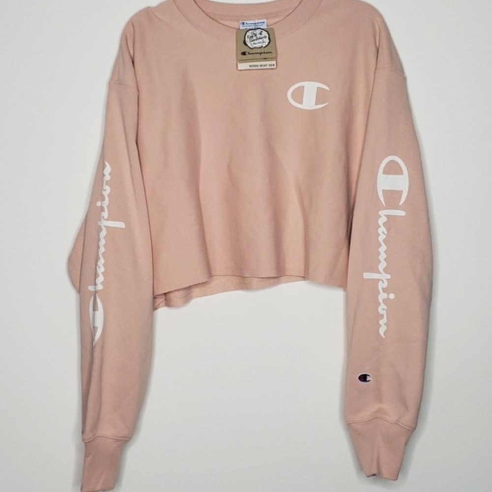 Champion Womens Reverse Weave Cropped Sweatshirt - Picture 5 of 8